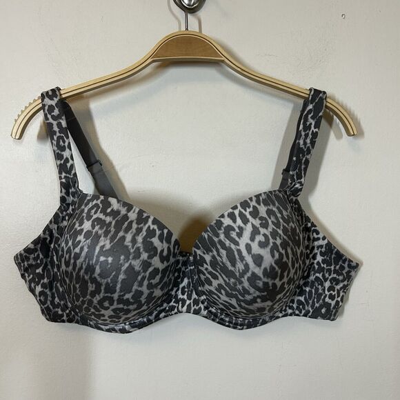 SOMA Bra Size Stunning Support Full Coverage Underwire Cheetah 38D - Picture 1 of 4